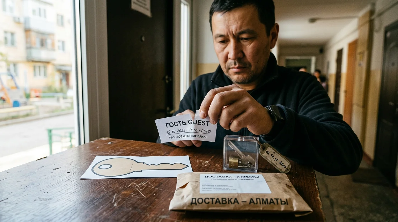 Консьержсіз үйде курьерге қонақ рұқсатын беру