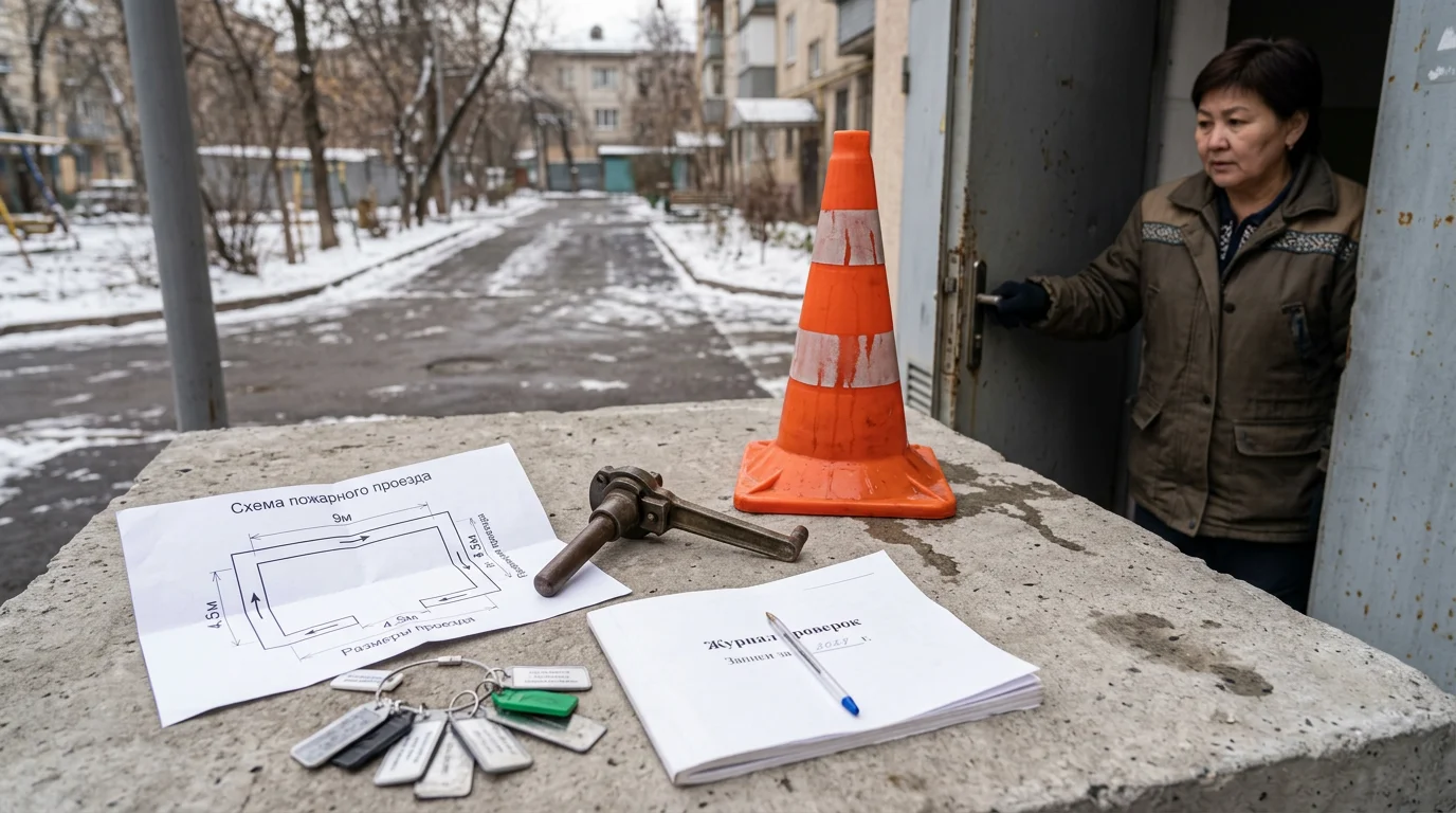Арнайы техниканың аулаға кіруін кездейсоқтыққа қалдырмаңыз