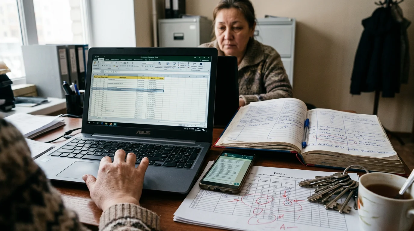 Үйді Excel мен WhatsApp-тан бірыңғай жүйеге көшіру