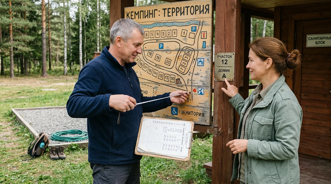 Реестр баз отдыха и кемпингов начинается с типа объекта