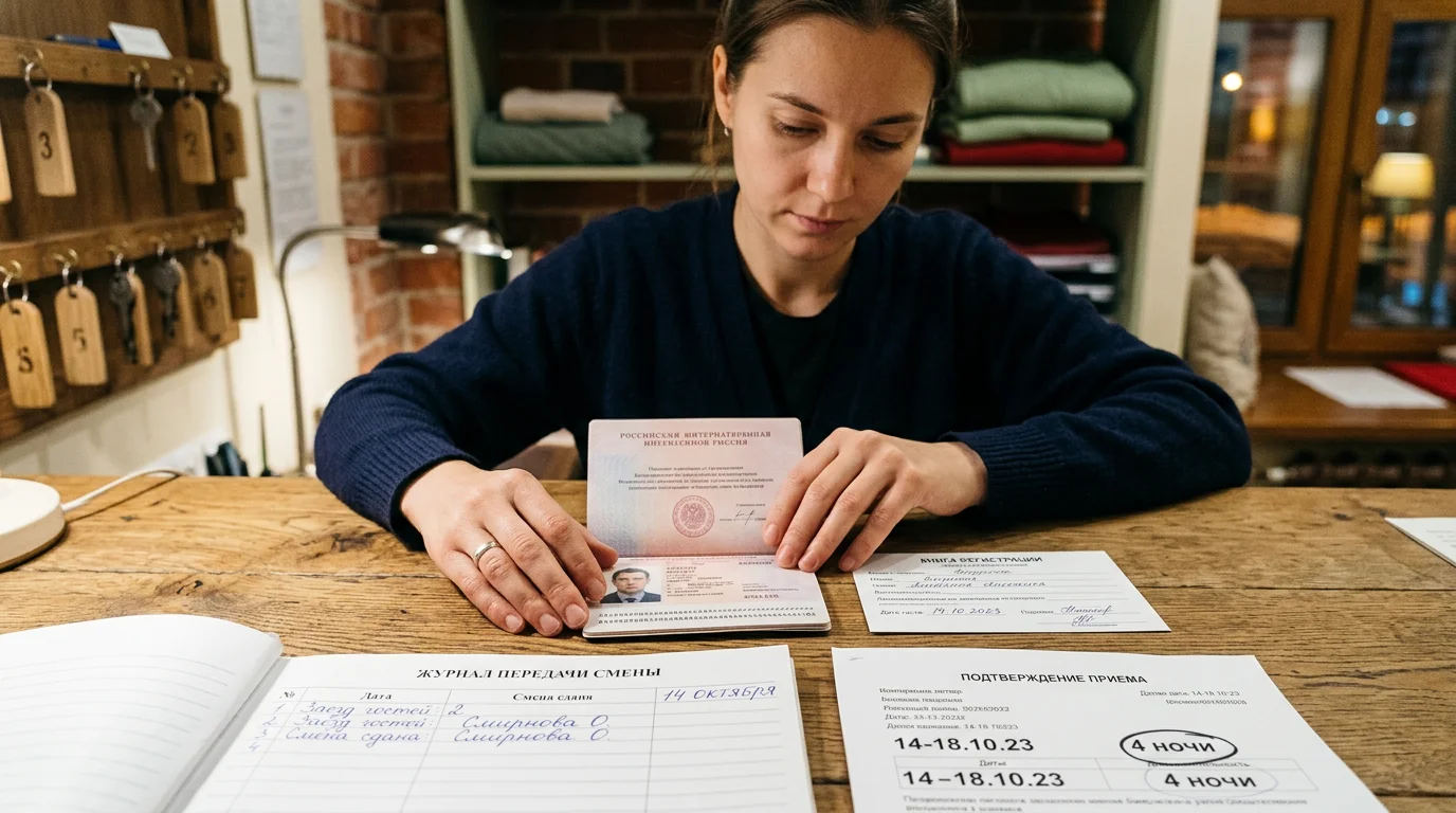 Кто отвечает за уведомление гостей в МВД?