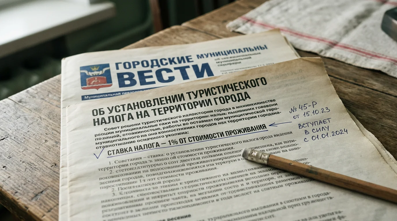 Ставку туристического налога устанавливает местный совет