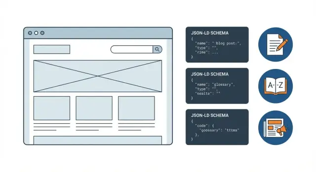 Schema markup for blogs: types for news and glossaries