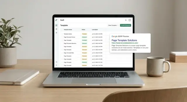 Meta titles and descriptions at scale: patterns that stay unique